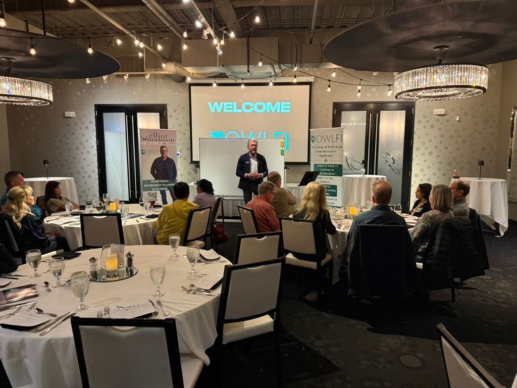 Elliot presenting at an event in Lenexa